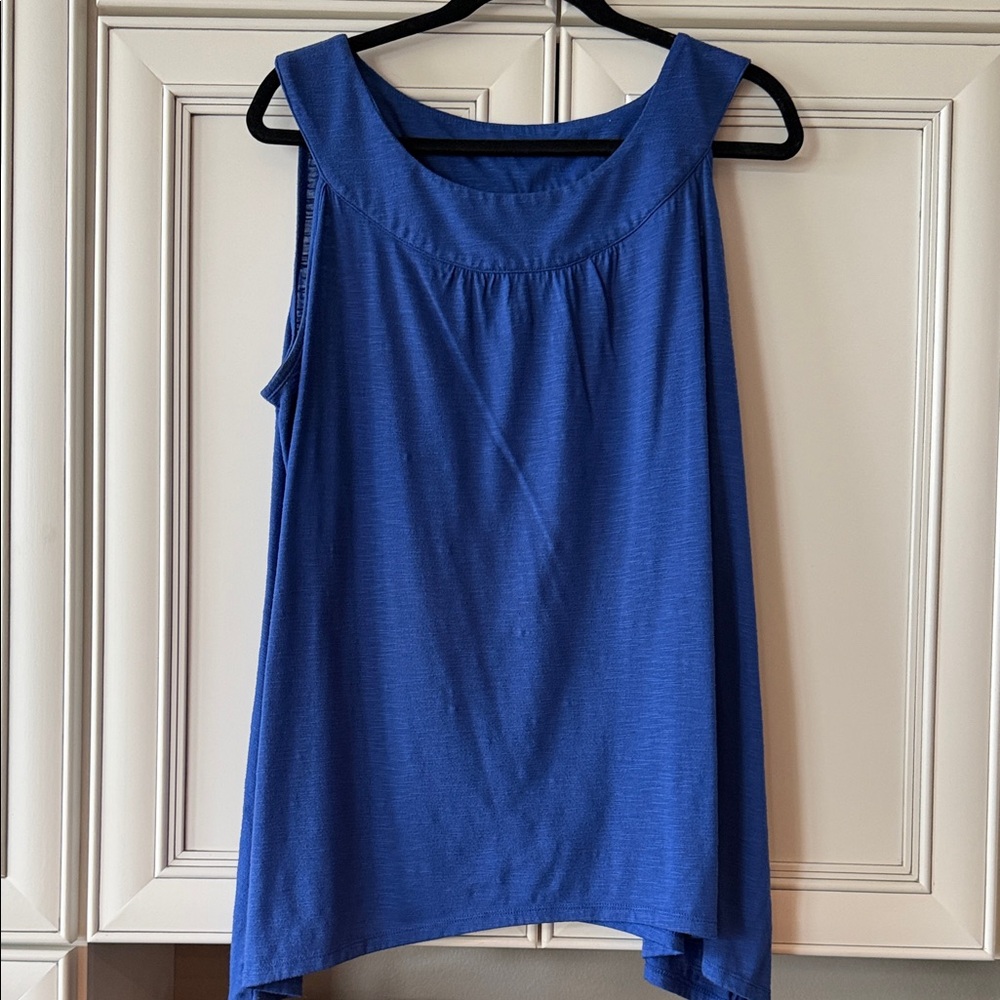 Women's Royal Blue Sleeveless Tank Top